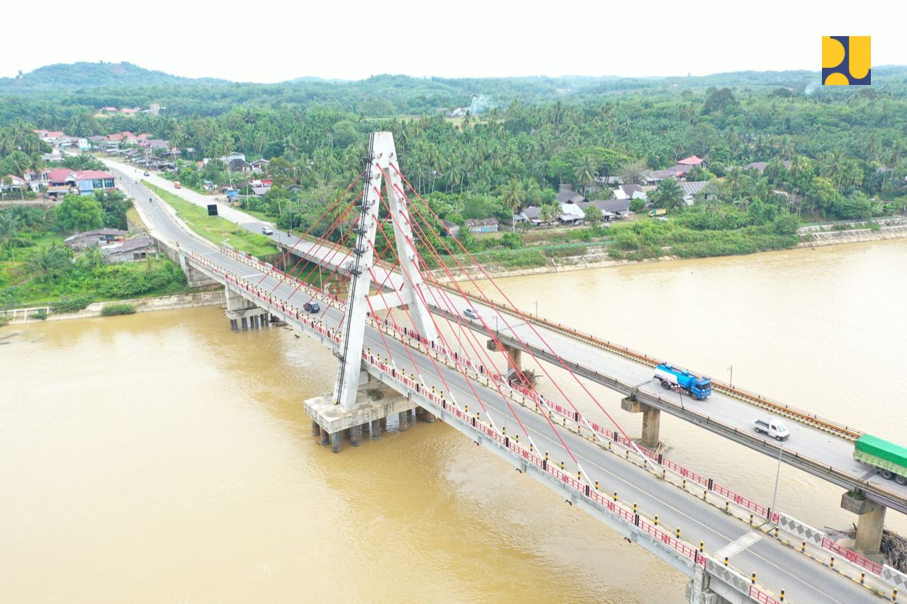 Resmi Beroperasi Dua Jembatan di Kabupaten Dharmasraya,, Sumatera Barat ...